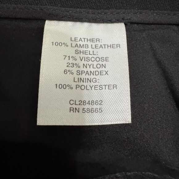 Classiques Entier black lamb leather pant size 4 - Picture 7 of 7